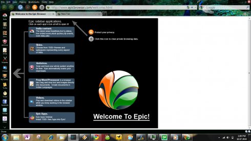 Epic browser