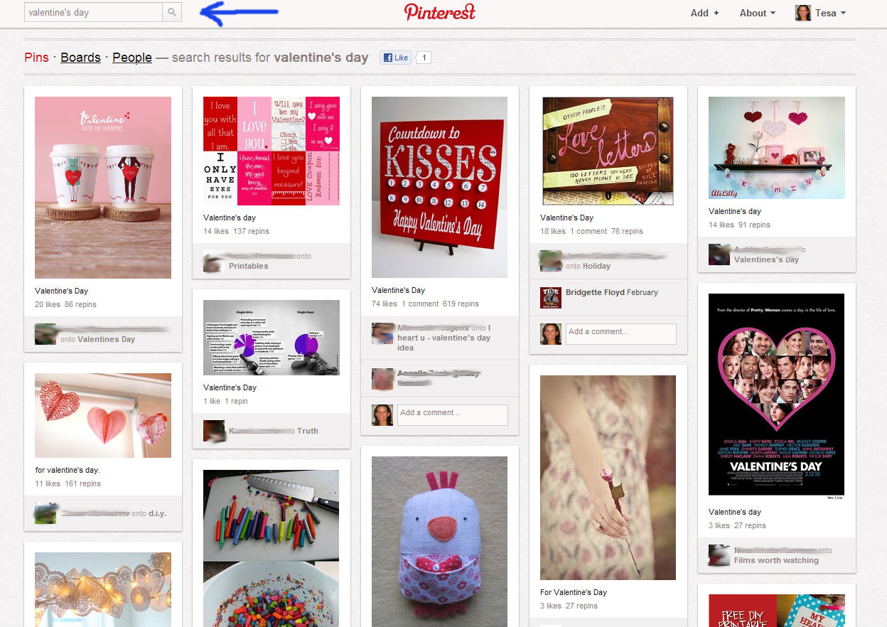 Pinterest-Search