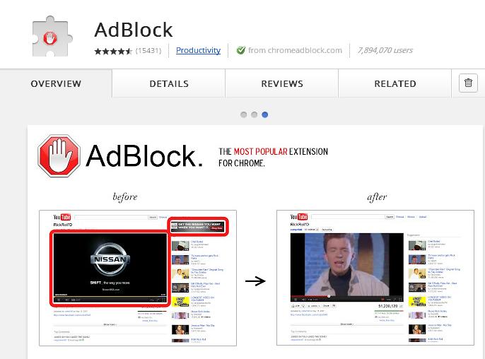 ad block google chorme extension