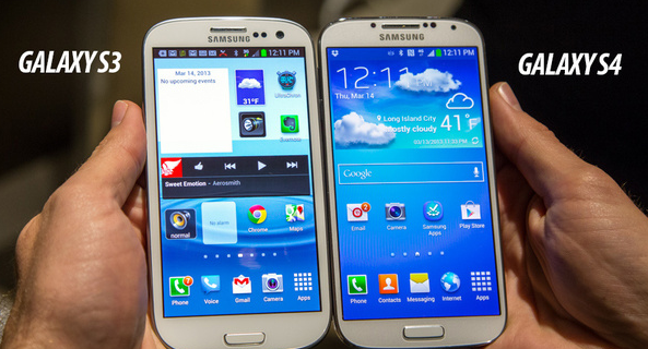 Samsung Galaxy S3 vs Galaxy S4