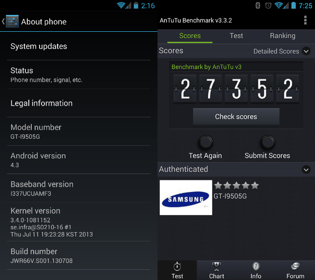 Android 4.3 Build Leaked Screenshot