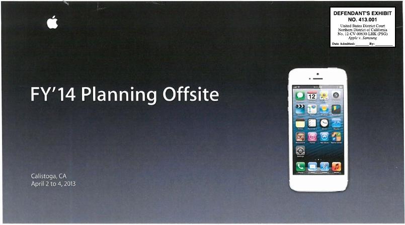 apple planning offsite