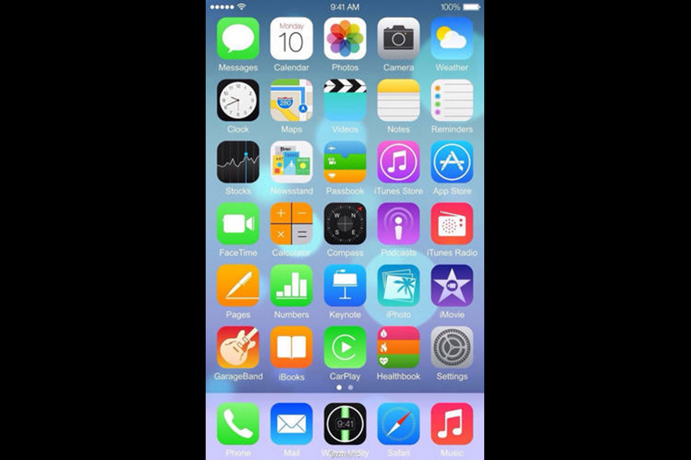 Apple Inc. (AAPL) iPhone 6 New Images And Screenshots Of iOS 8 Leaked