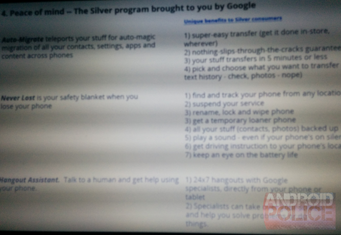 Android Silver Slide