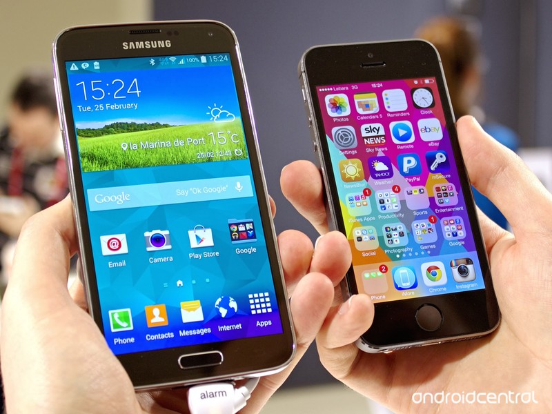 Galaxy S5 vs iPhone 5s