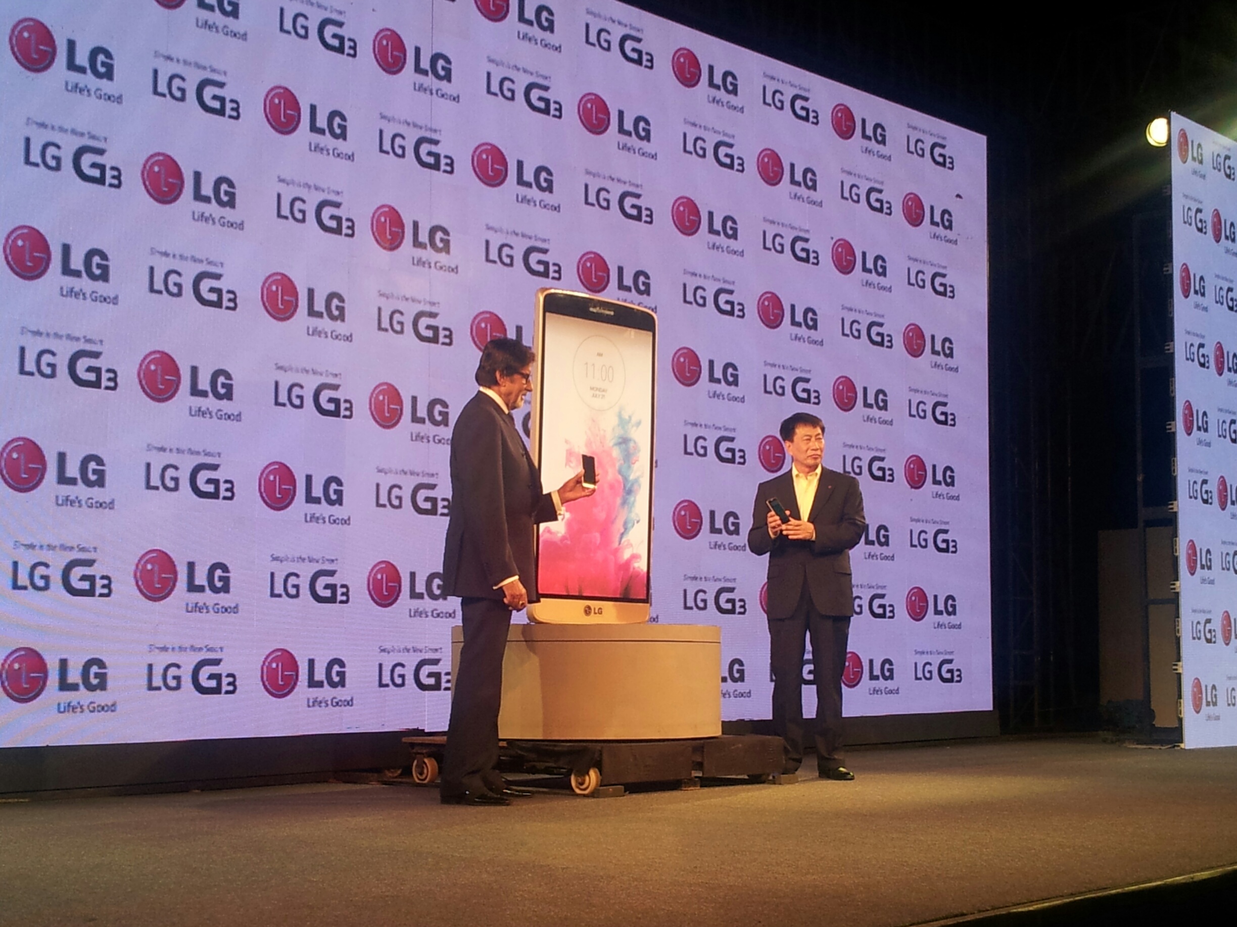 Big B with LG G3