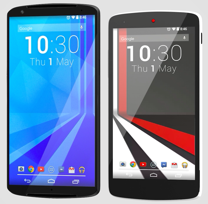 Google Nexus 6 vs Nexus 5: Concept Image