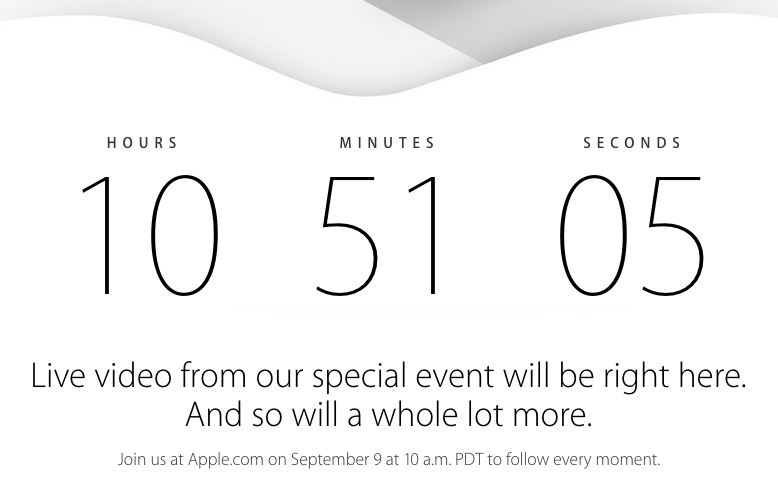 apple iPhone 6 launch event live streaming