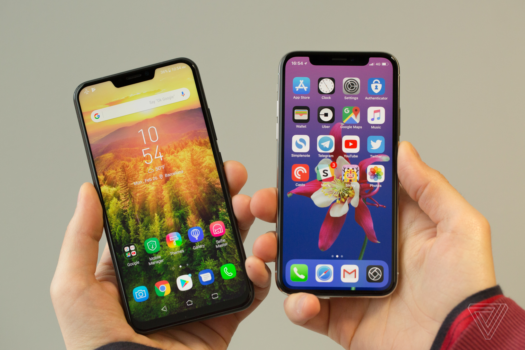 Zenfone 5 vs iphone X