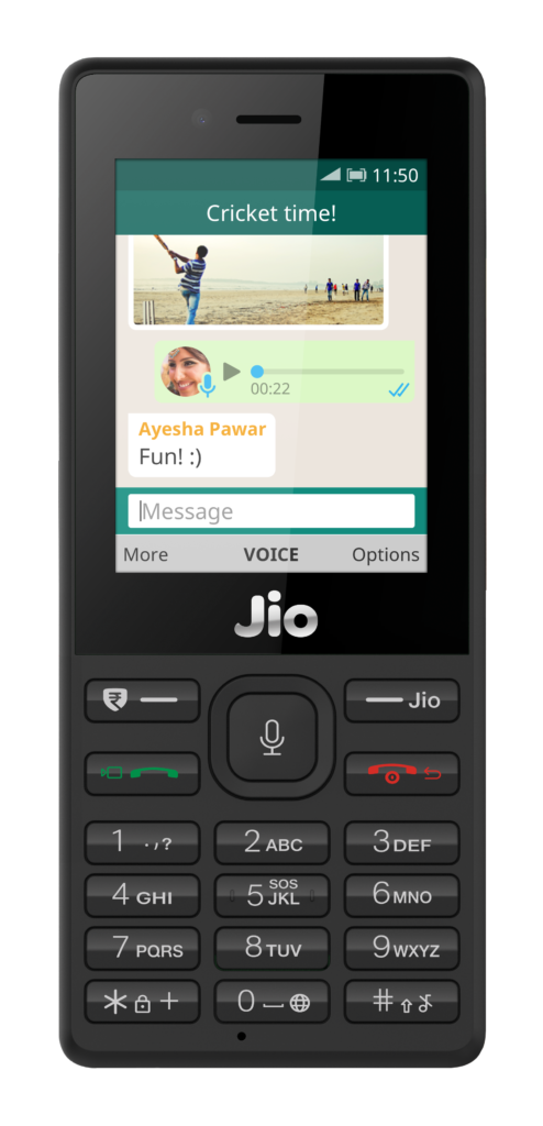 whatsapp for Jio phones