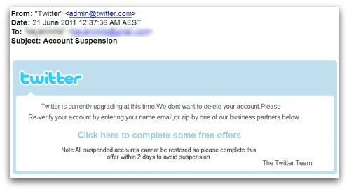 This Fake Email From Twitter May Hack Your Account Warning Dazeinfo