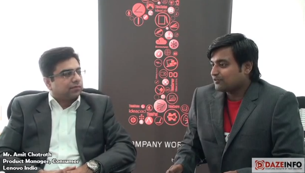 Interview of Amit Chatrath, Product Manager, Lenovo India on the Gaming Industry and Lenovo's New Gaming Products by Shyam Swaraj, Brand Manager, DazeInfoTV