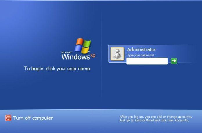 Windows XP shutting down