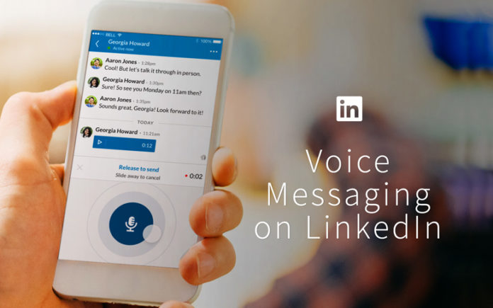 linkedin voice messaging