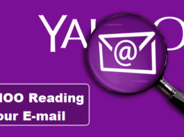 Yahoo Reading Your Emails