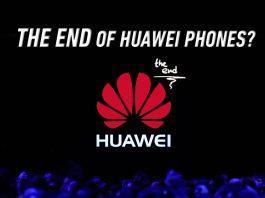 Huawei smartphone exit