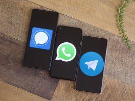 Voice calls over WhatsApp Telegram Signal