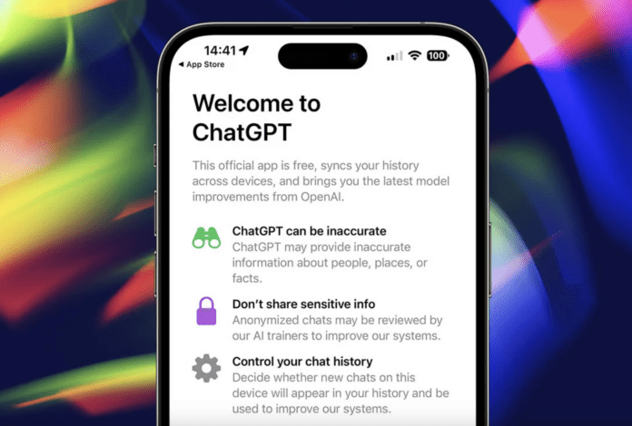 ChatGPT downloads on iOS 2023